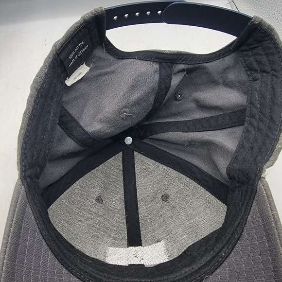 Travis Mathew Golf Adjustable Snapback Hat Cap Patch Gray All Over Graphic - Picture 7 of 9